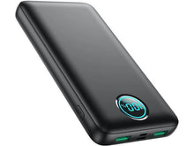 Portable Charger Power Bank 30,800mAh LCD Display Power Bank,25W PD Fast Charging +QC 4.0 Quick Phone Charging Power Bank Tri-Outputs Battery Pack Compatible with iPhone,Android etc(Black)