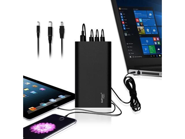 BatPower EX7D 98Wh Laptop Power Bank Compatible with Dell Inspiron Latitude XPS Mini Precision Studio Vostro Laptop Notebook External Battery Portable Charger USB QC Quick Charge Tablet Smartphone