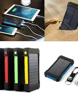 2022 3000000mAh 2 USB Portable Solar Battery Charger Solar Power Bank For Phone
