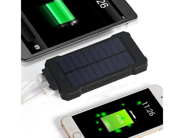 2022 3000000mAh 2 USB Portable Solar Battery Charger Solar Power Bank For Phone