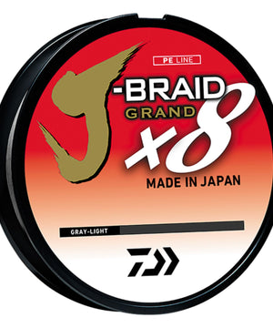 Daiwa J-Braid Grand 8X 300YDS Gray Light
