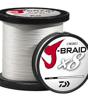 Daiwa J-Braid Fishing Line - 50 Lb Test 330 Yards - White