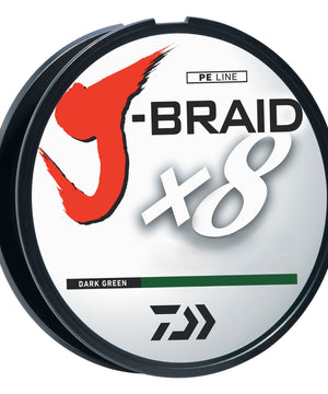 Daiwa J-Braid Dark Green Fishing Line 330 Yards 40lb Test